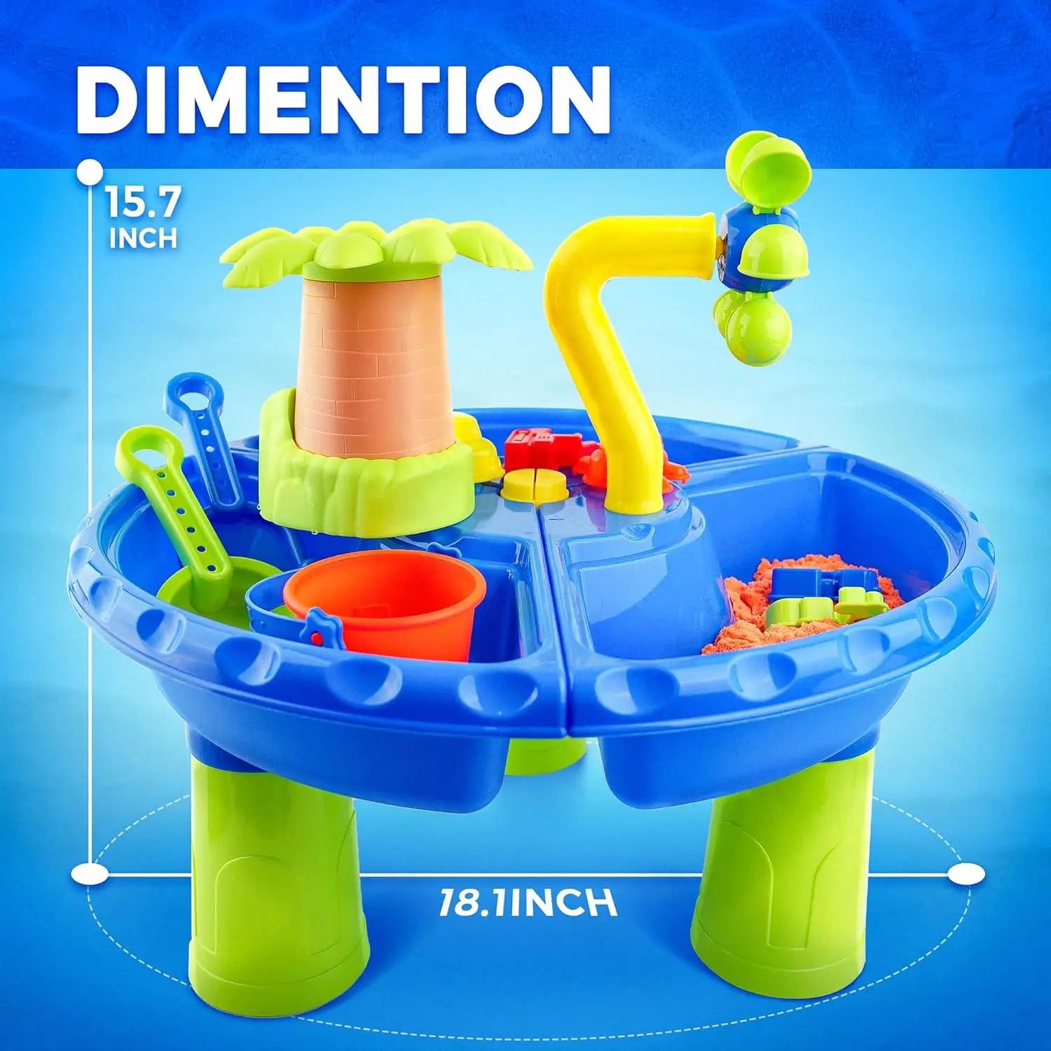 3 in 1 Kids Sand and Water Play Table Kids Water Table