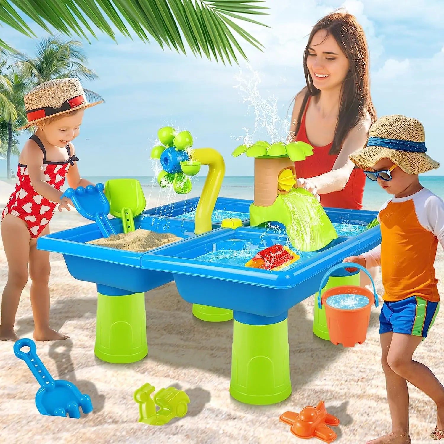 4 in 1 Kids Portable Water Play Table Kids Water Table