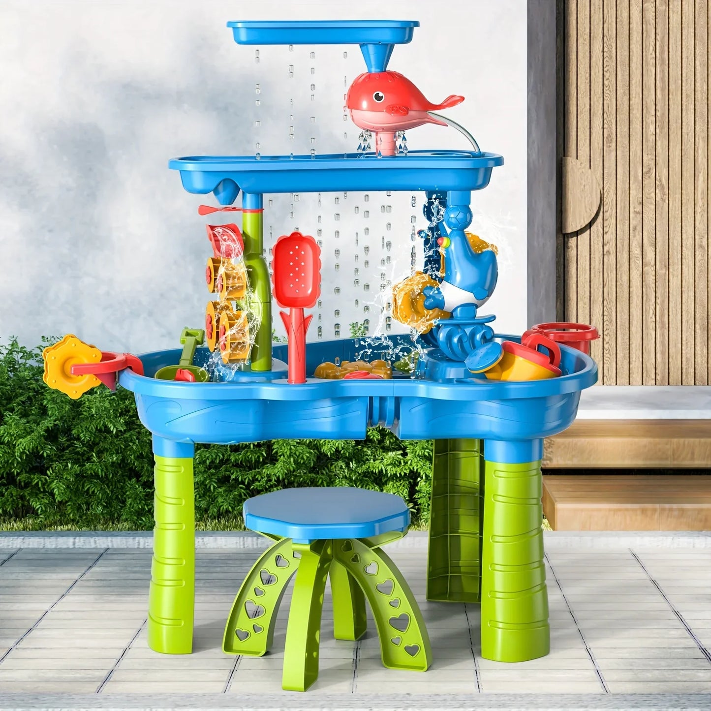 Children Water Table 3-Layer Set Kids Water Table