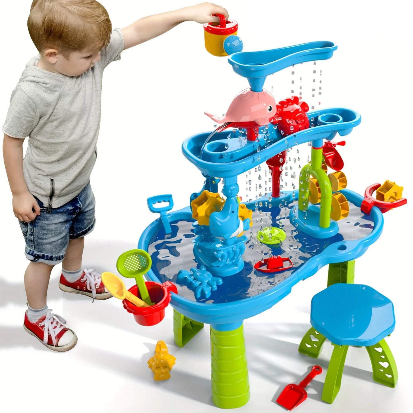 Children Water Table 3-Layer Set Kids Water Table