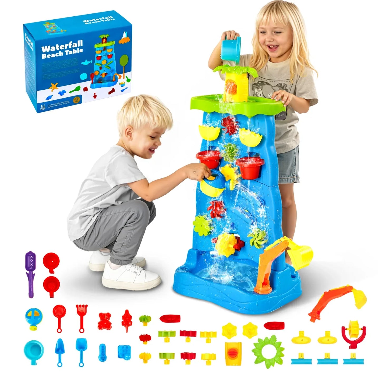 Double Sided Summer Sand And Water Table Kids Water Table