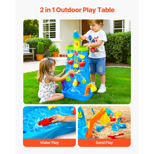 Double Sided Summer Sand And Water Table Kids Water Table