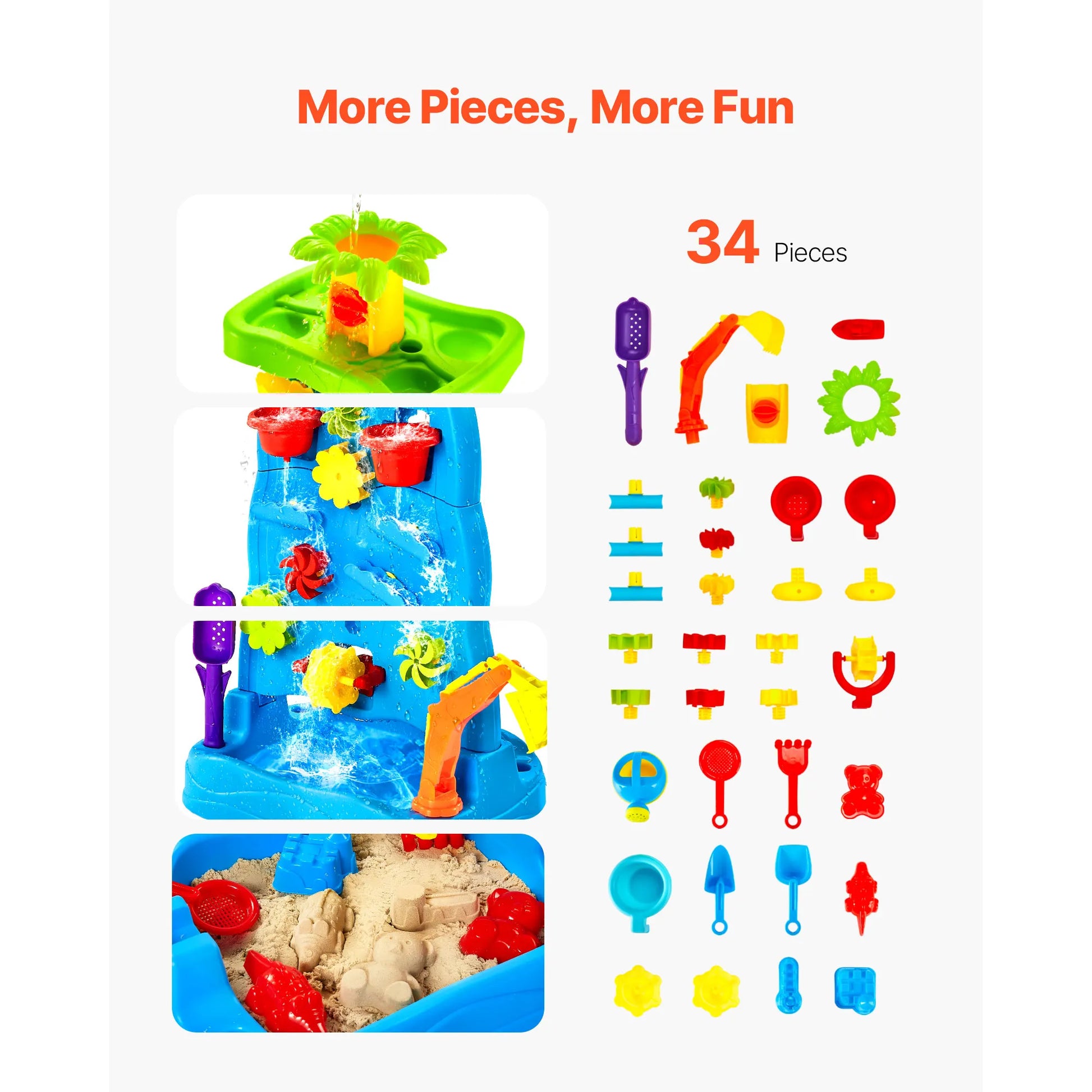 Double Sided Summer Sand And Water Table Kids Water Table