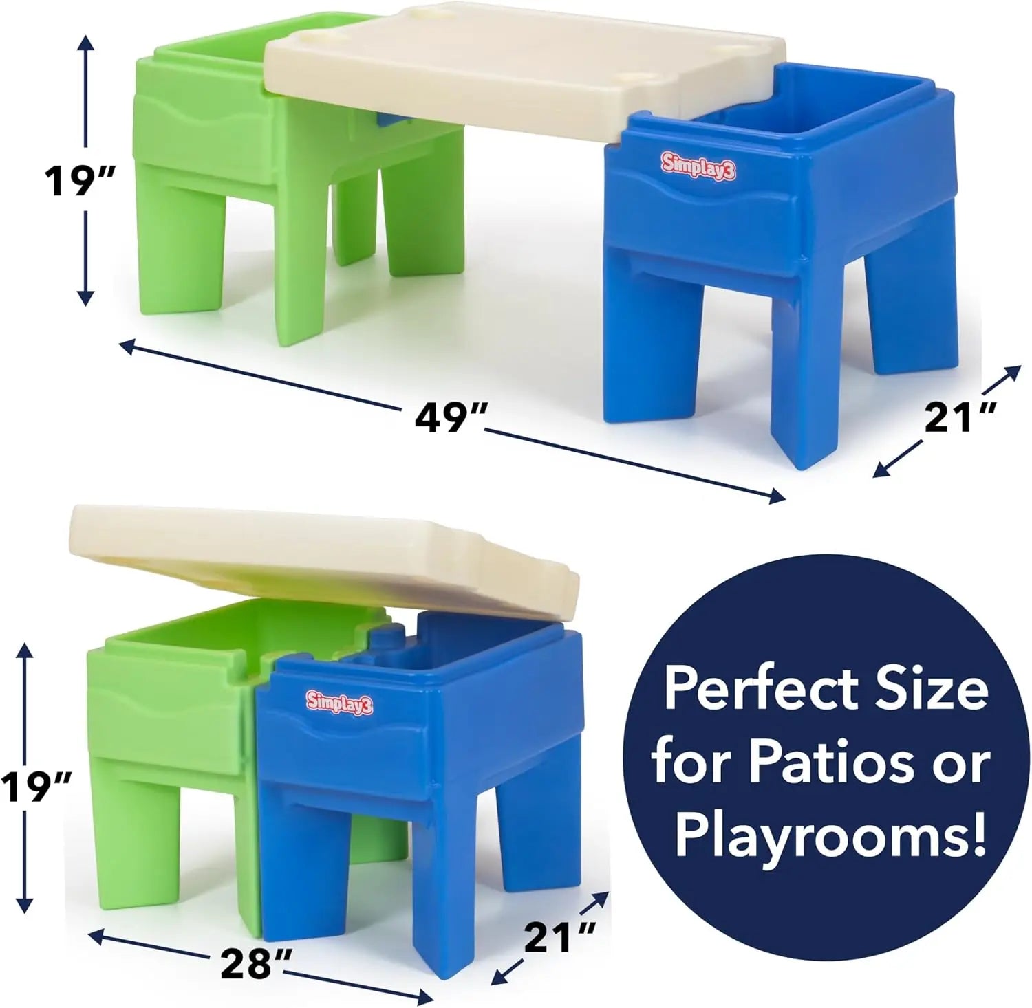 In And Out Sand and Water Table Set Kids Water Table