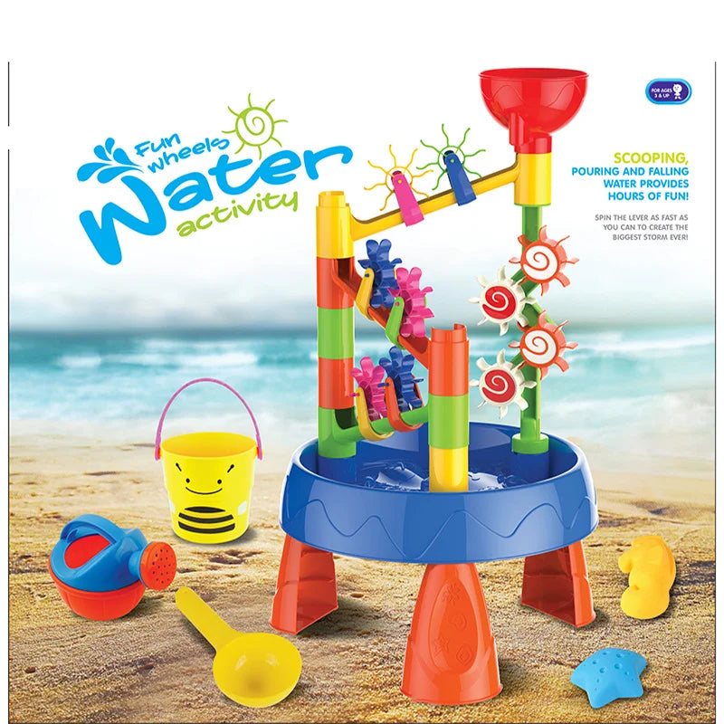 Kids Sand And Water Table DIY Toy Set Kids Water Table