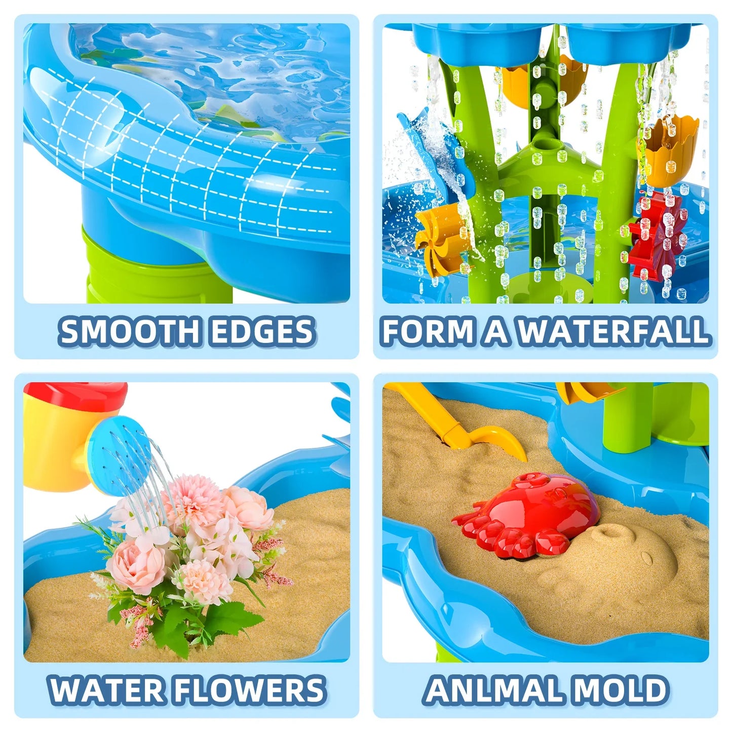 Kids Splash Sand And Water Table Toy Set Kids Water Table