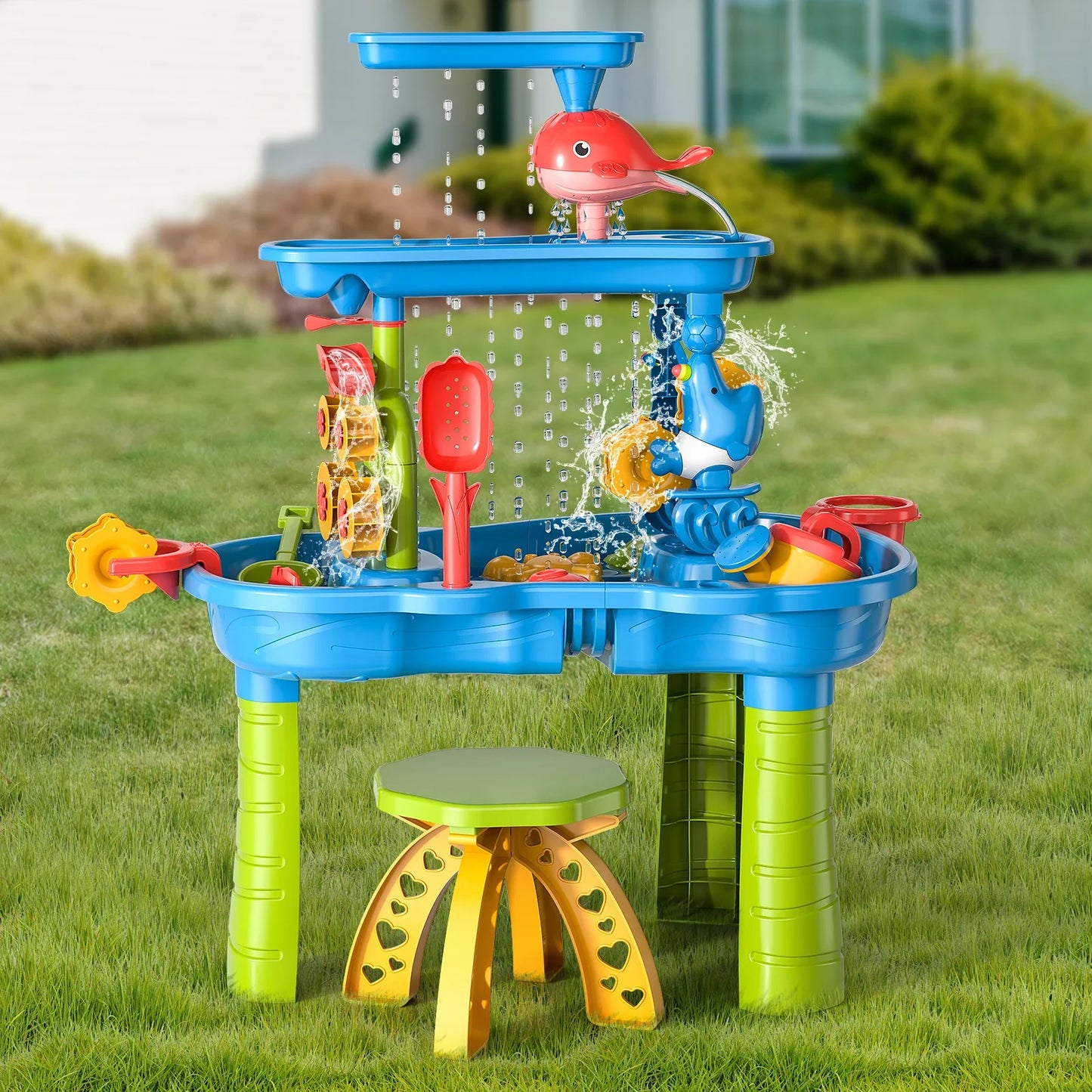 Sand And Water Beach Table Set Kids Water Table