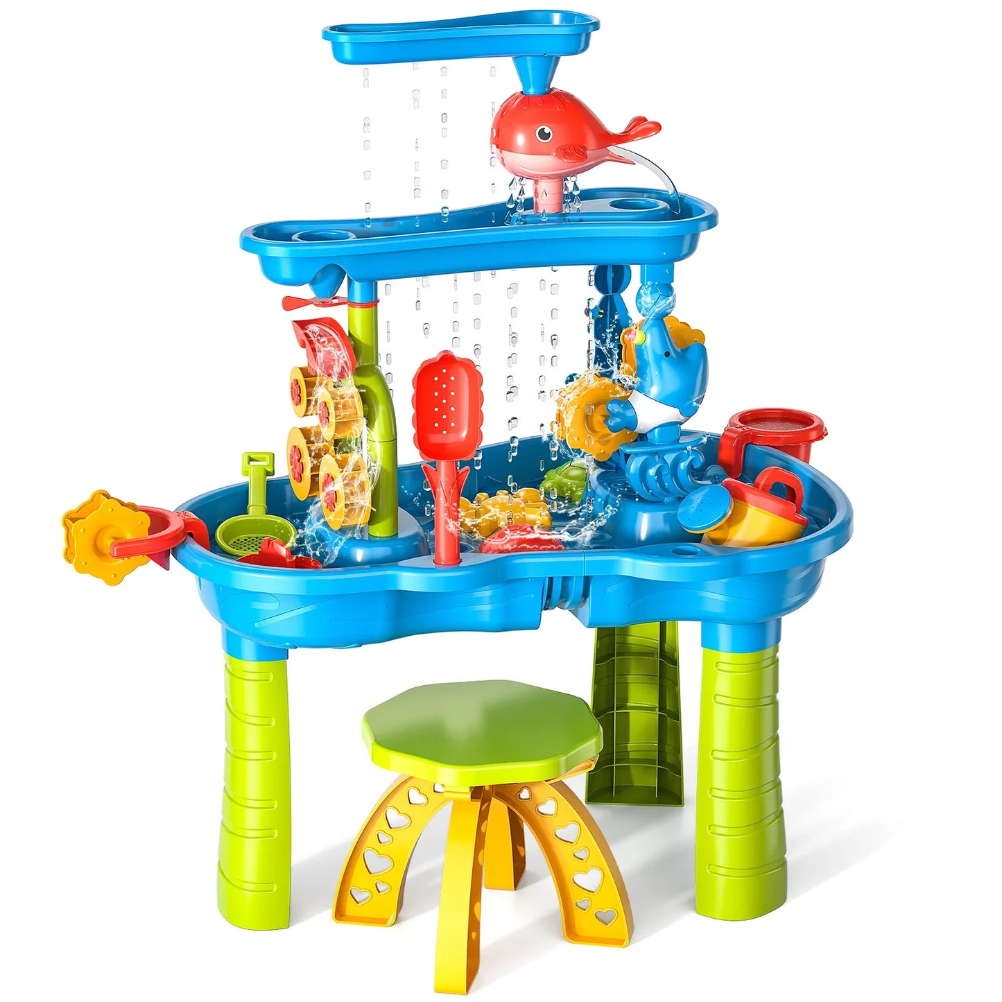 Sand And Water Beach Table Set Kids Water Table