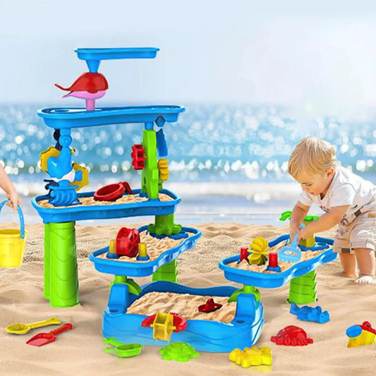 Sand And Water Play Table 6 Tier Set Kids Water Table