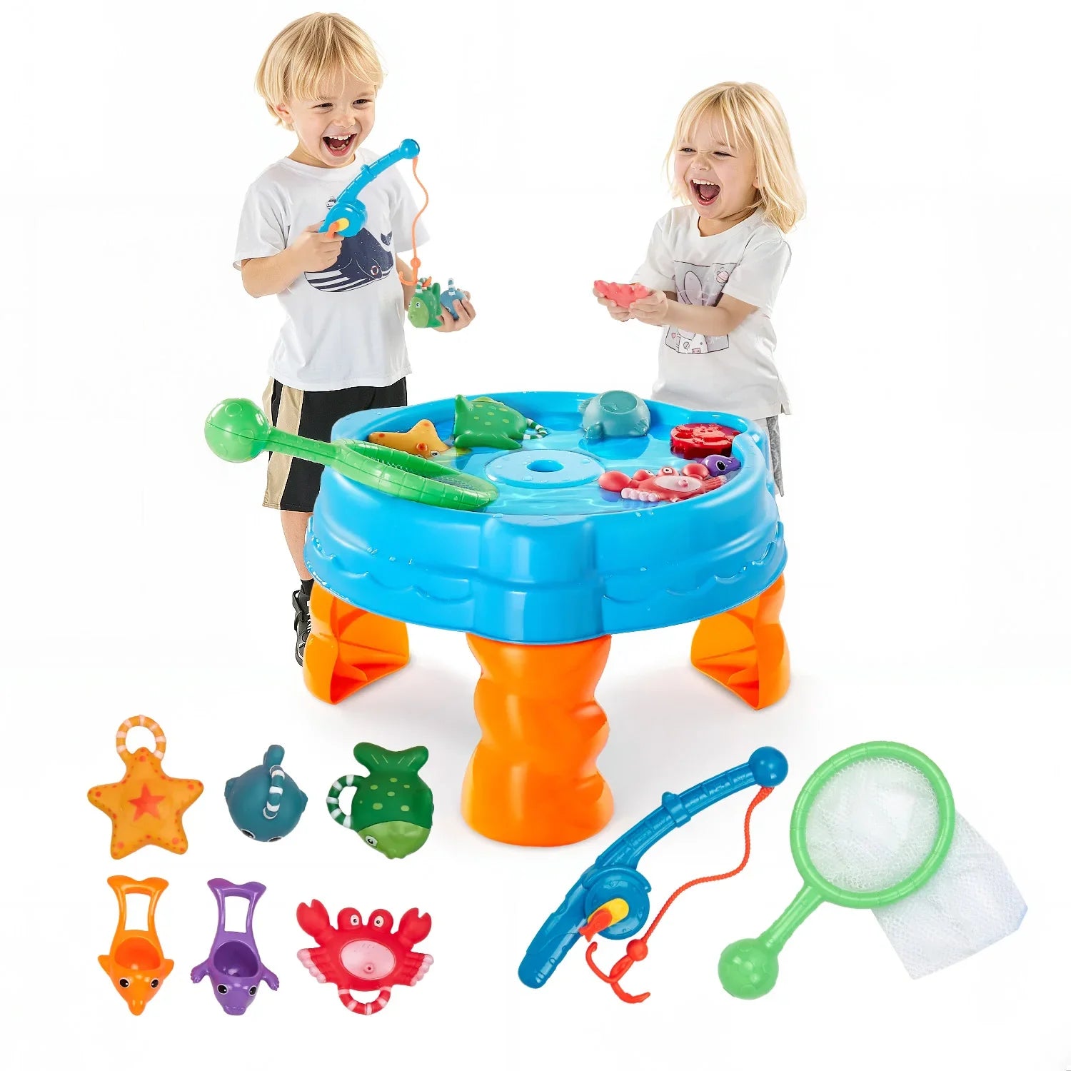 Water Table With Fishing Game Set Kids Water Table