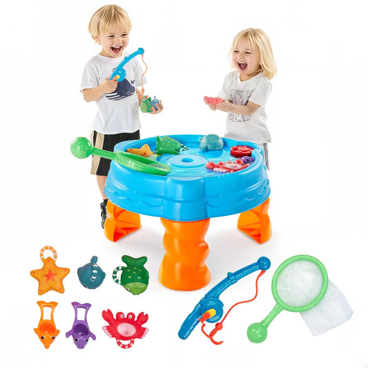 Water Table With Fishing Game Set Kids Water Table