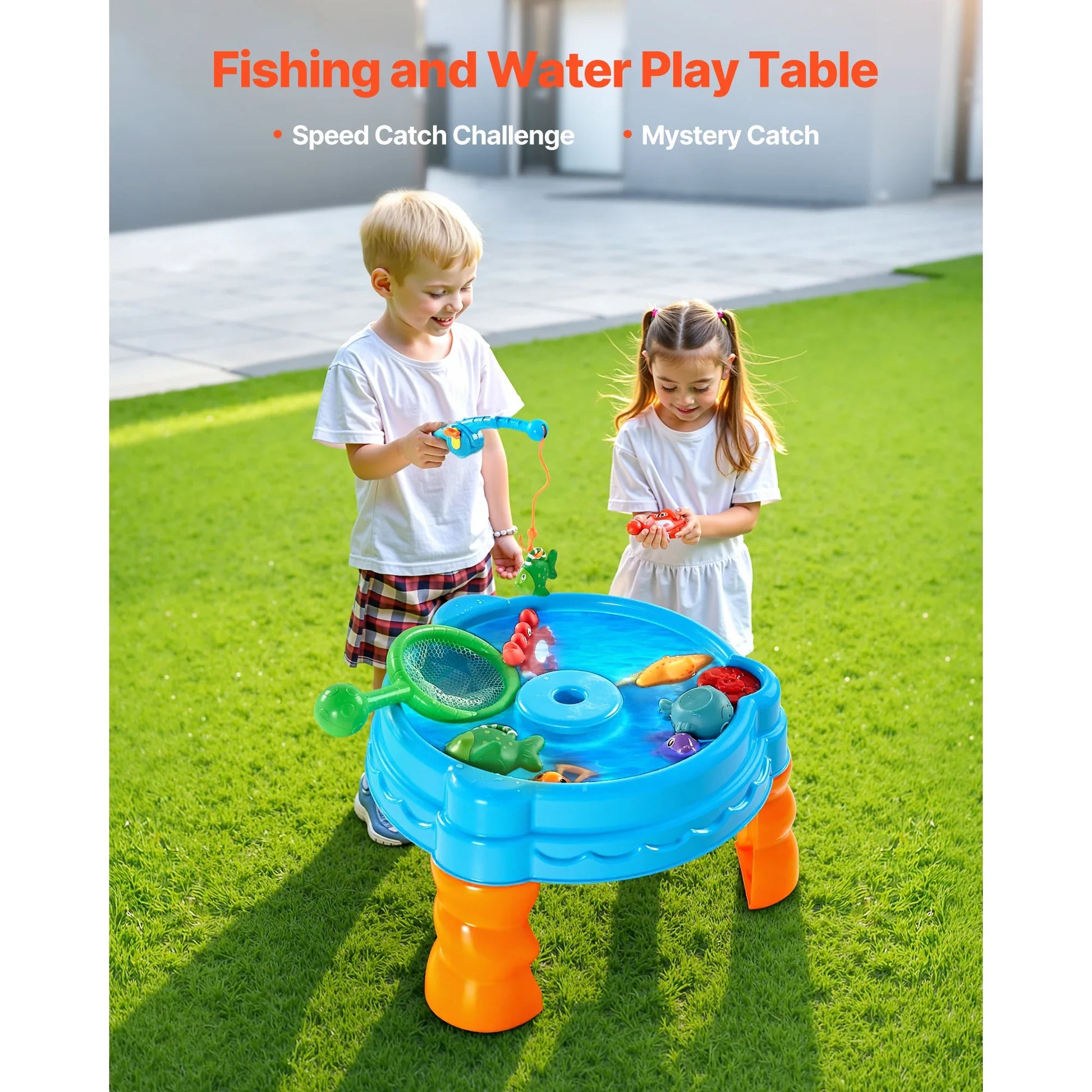 Water Table With Fishing Game Set Kids Water Table