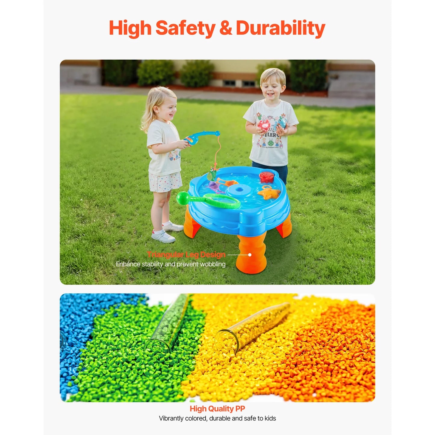 Water Table With Fishing Game Set Kids Water Table