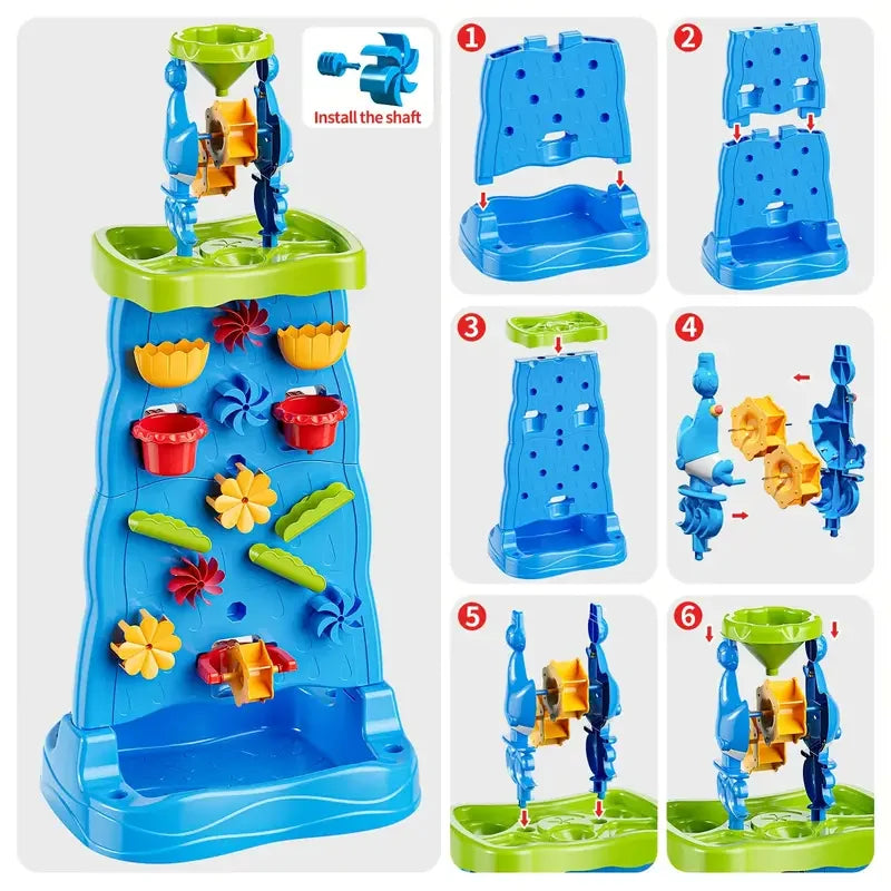 Waterfall Sand And Water Play Table Kids Water Table