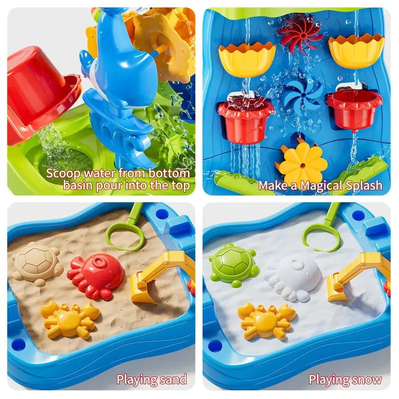 Waterfall Sand And Water Play Table Kids Water Table
