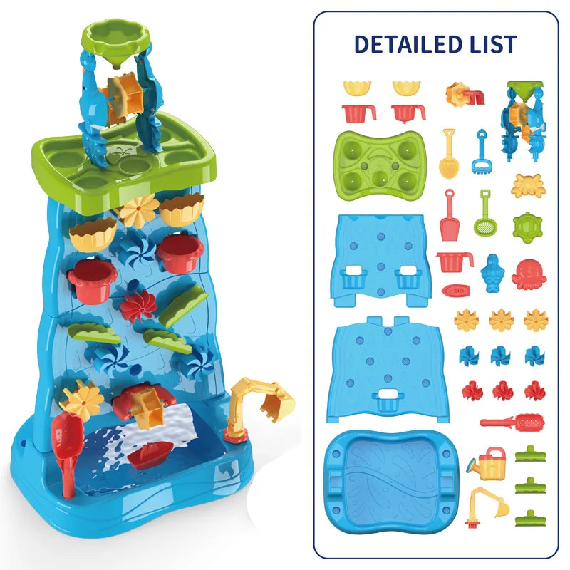 Waterfall Sand And Water Play Table Kids Water Table